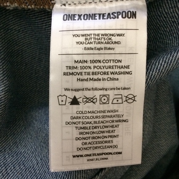 One Teaspoon Vixen High Waist Denim Skirt - Picture 5 of 8